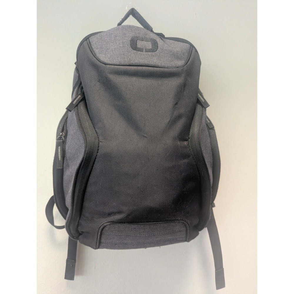 OGIO Laptop Backpack Gray Black Padded Tech Travel Work Commuter Bag